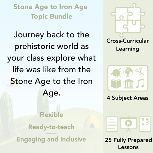 PlanBee Stone Age to Iron Age KS2 Topic Bundle