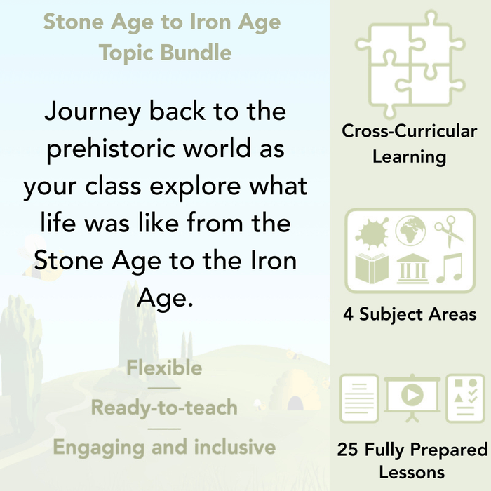 PlanBee Stone Age to Iron Age KS2 Topic Bundle