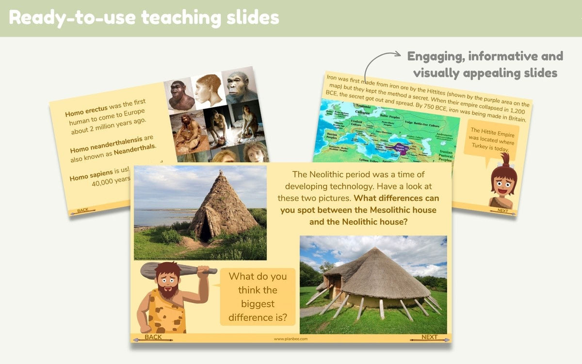 PlanBee Stone Age to Iron Age KS2 | Year 3 History Lessons