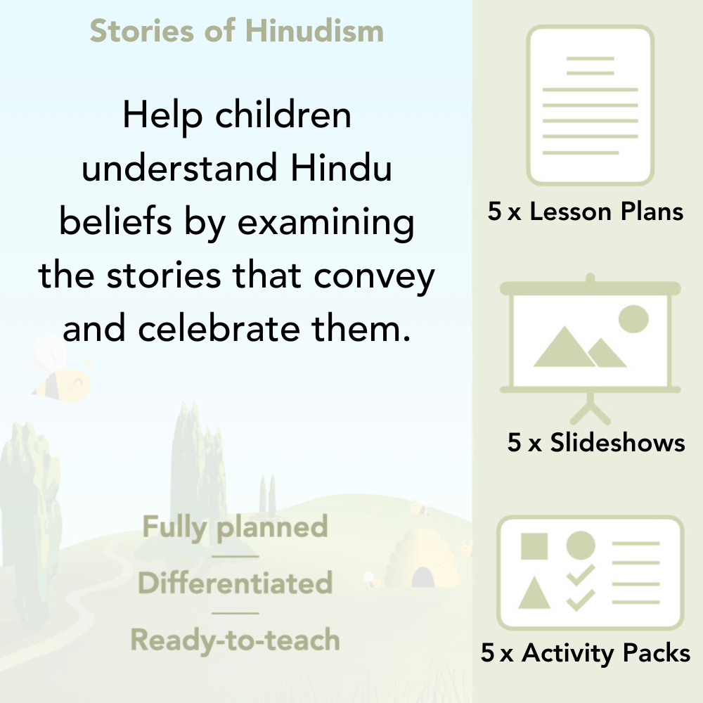 PlanBee Primary Resources Hinduism KS2 RE Lesson Pack | PlanBee