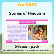 PlanBee Primary Resources Hinduism KS2 RE Lesson Pack | PlanBee
