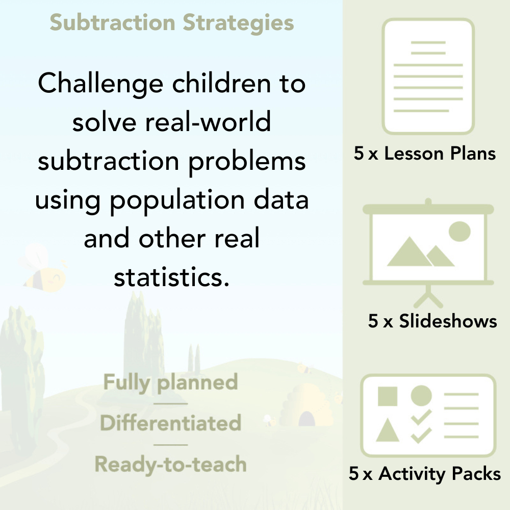 PlanBee Subtractions Strategies - Complete Year 6 Maths Lesson Plans - PlanBee
