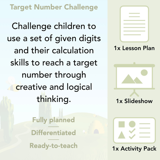 PlanBee Target Maths Year 6 Target Number Challenge Lesson | PlanBee