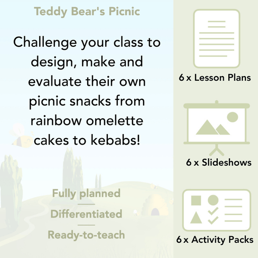 PlanBee Teddy Bears Picnic Ideas and DT Lessons by PlanBee