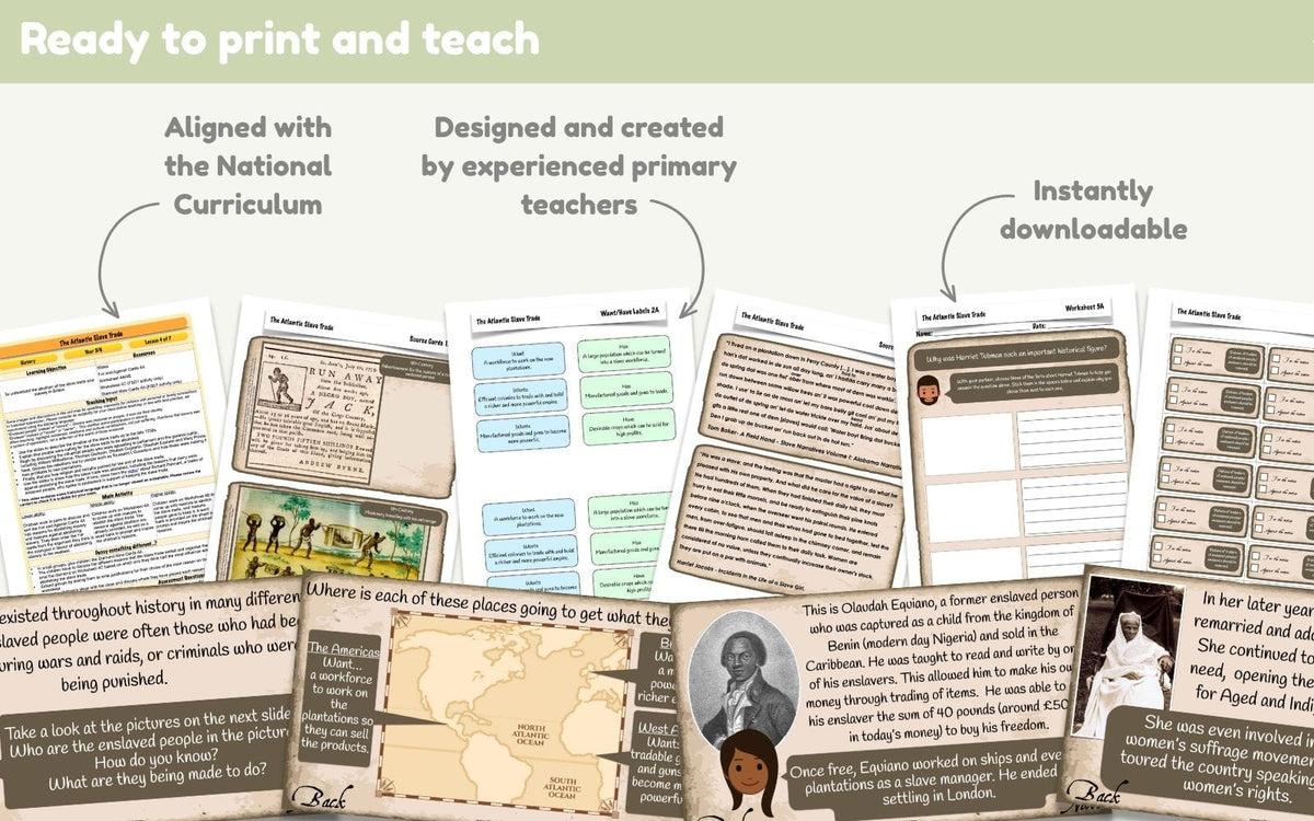 PlanBee Atlantic Slave Trade KS2 | History Lessons & Resources
