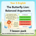 PlanBee The Butterfly Lion: Balanced Arguments KS2 Lesson Pack