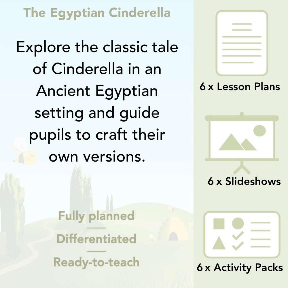 PlanBee The Egyptian Cinderella Planning Pack for KS2
