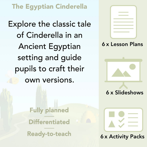 PlanBee The Egyptian Cinderella Planning Pack for KS2
