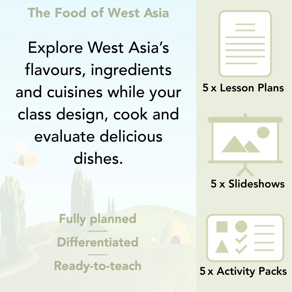 PlanBee The Food of West Asia KS2 DT lessons | PlanBee