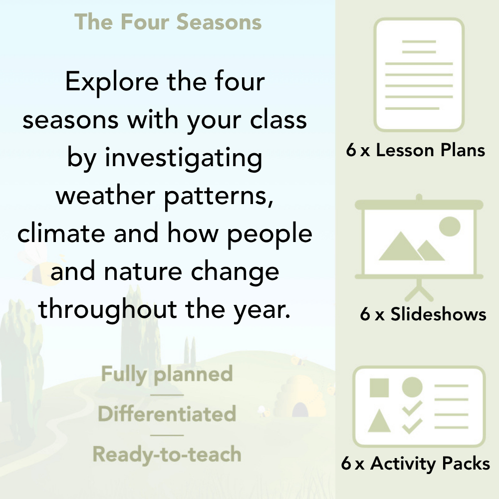 PlanBee The Four Seasons KS1 Lesson Plans & Worksheets by PlanBee