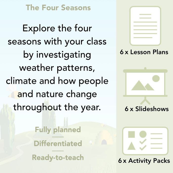 PlanBee The Four Seasons KS1 Lesson Plans & Worksheets by PlanBee