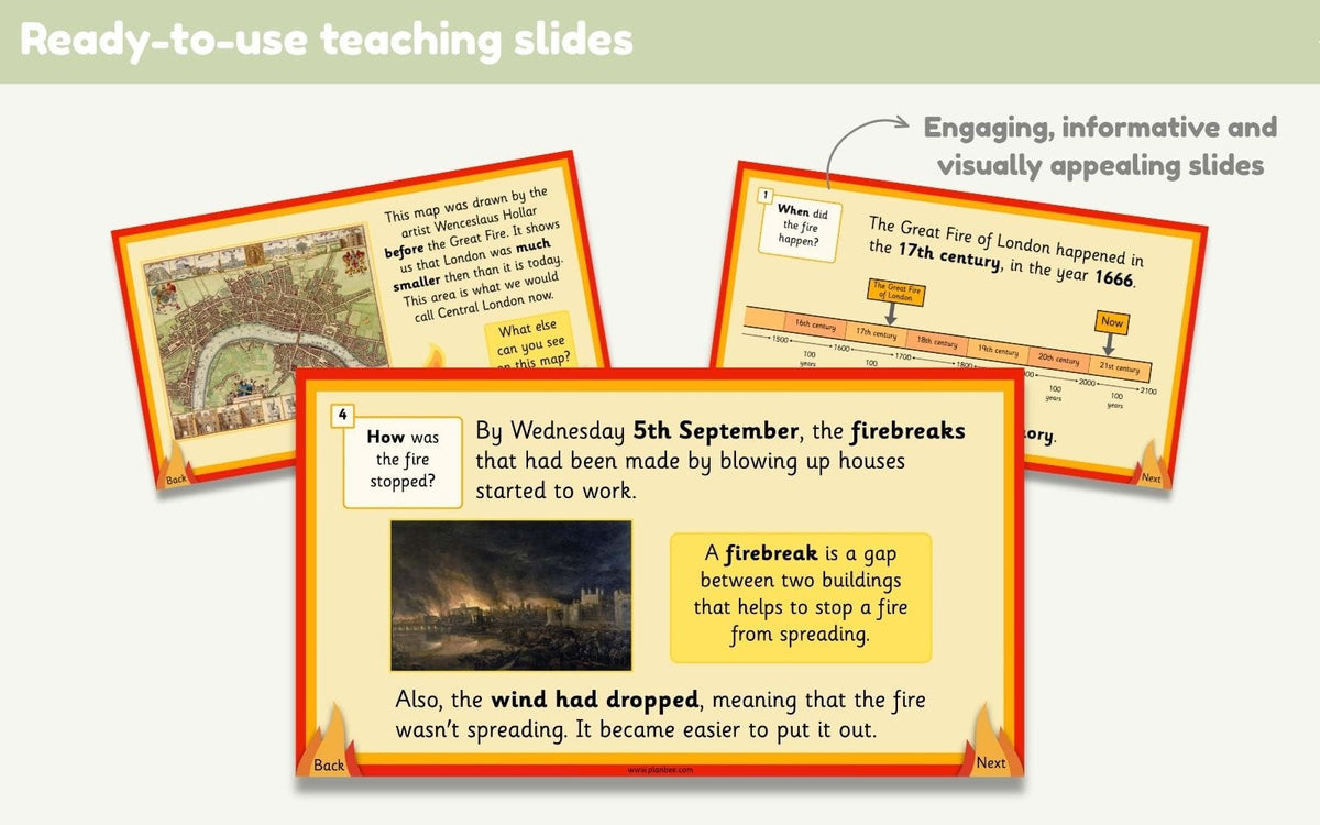 PlanBee Great Fire of London KS1 | History Lessons & Planning