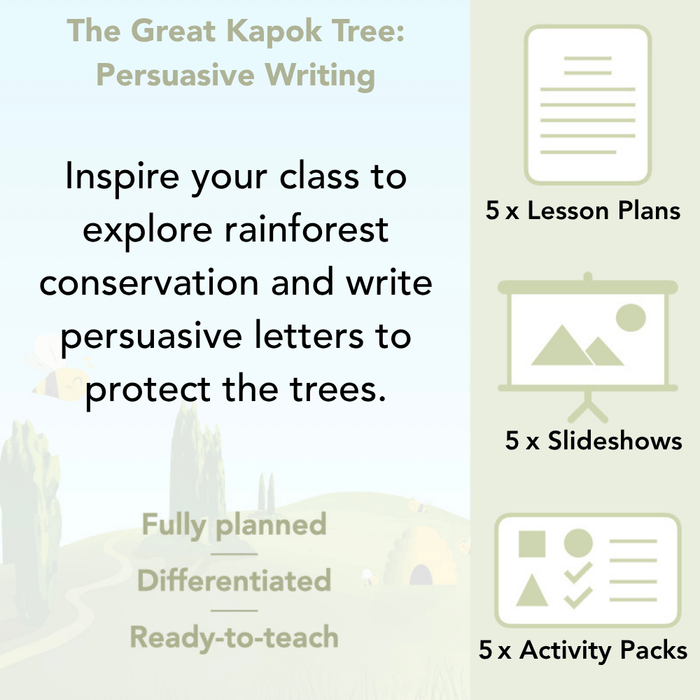 PlanBee The Great Kapok Tree Planning Persuasive Writing by PlanBee