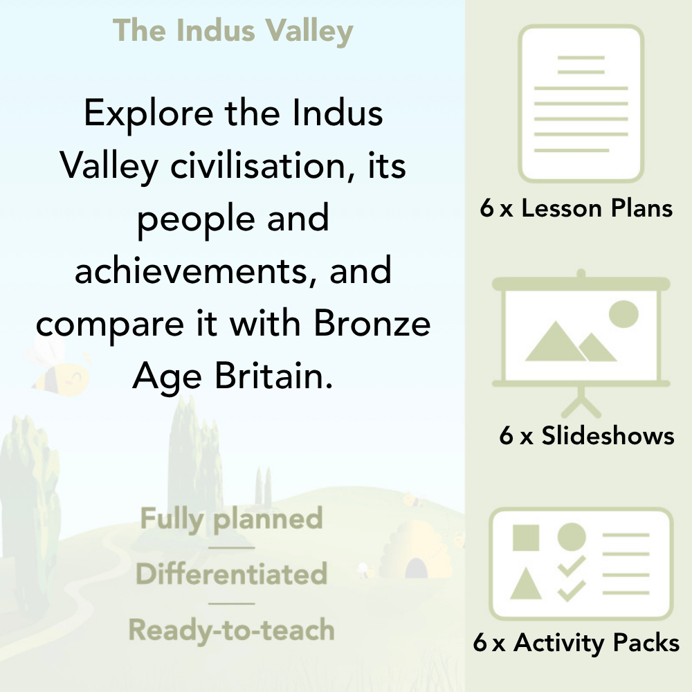 PlanBee Indus Valley KS2 History for Year 3/4 | PlanBee Lesson Packs