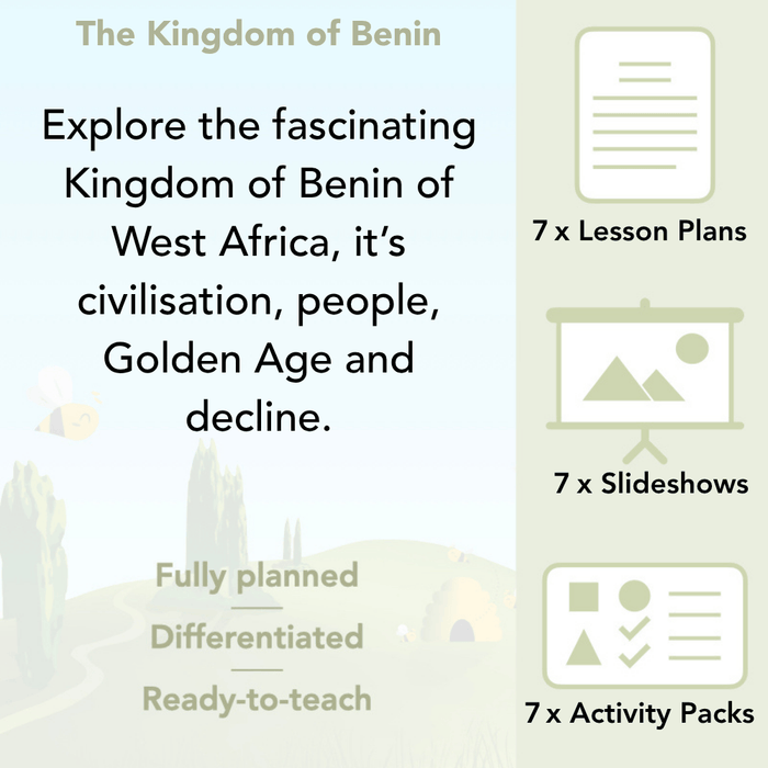 PlanBee The Kingdom of Benin KS2 History Lesson Pack by PlanBee