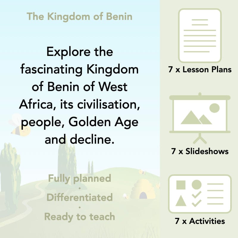 PlanBee The Kingdom of Benin KS2 History Lesson Pack