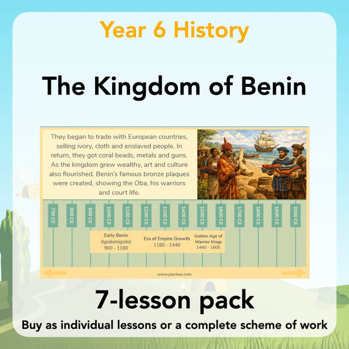 PlanBee The Kingdom of Benin KS2 History Lesson Pack