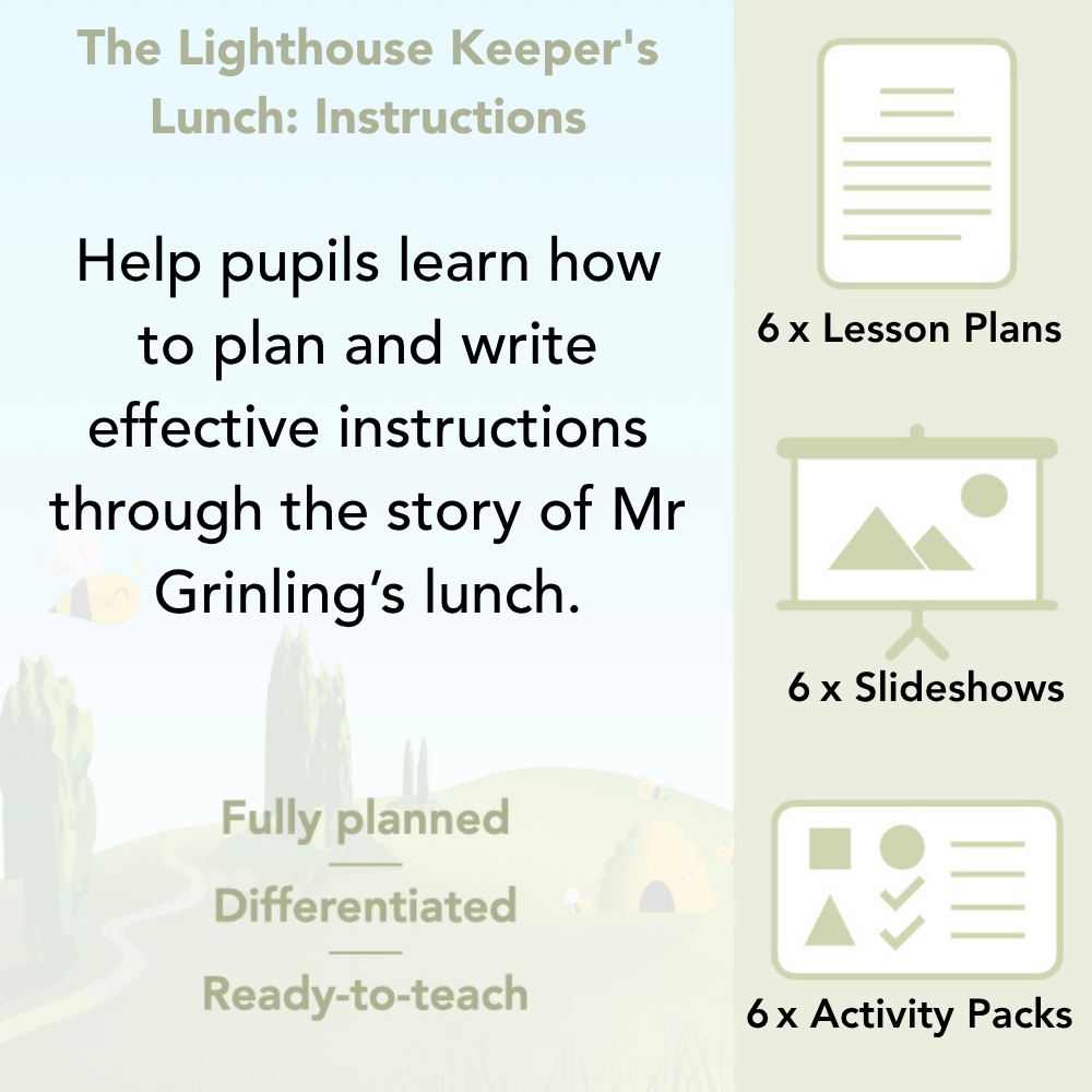 PlanBee The Lighthouse Keeper's Lunch Year 2 Lesson Pack by PlanBee