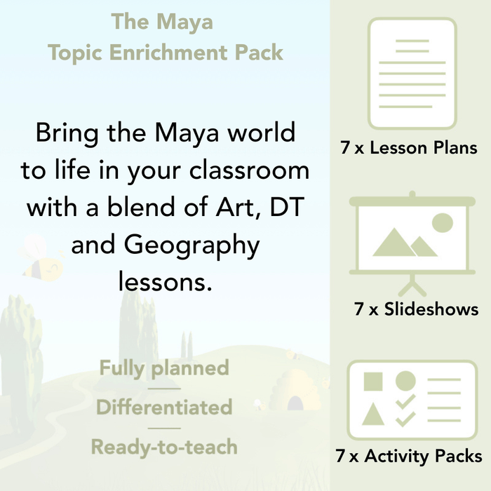 PlanBee The Maya KS2 Topic Enrichment Lesson Pack