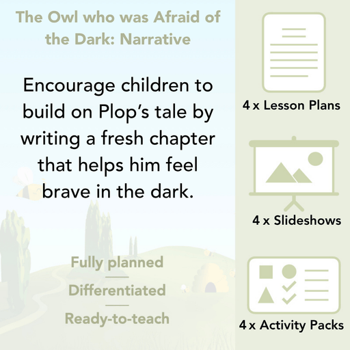 PlanBee The Owl who was Afraid of the Dark | KS2 Narrative Lessons
