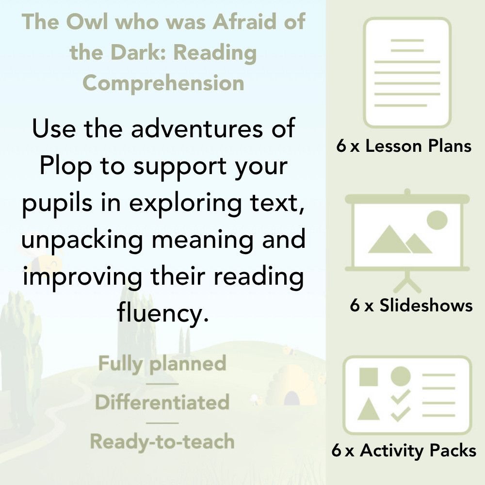 PlanBee The Owl who was Afraid of the Dark | KS2 Comprehension