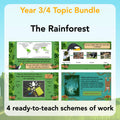 PlanBee The Rainforest KS2 Topic Bundle