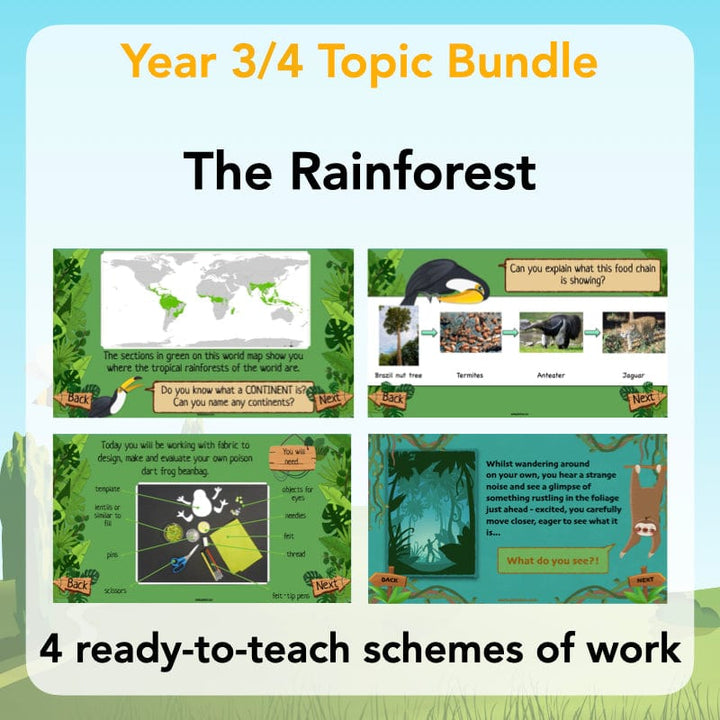 PlanBee The Rainforest KS2 Topic Bundle