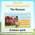 PlanBee The Romans KS2 Topic Enrichment Lesson Pack