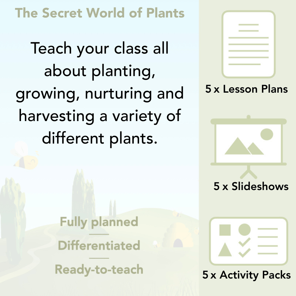 PlanBee Secret World of Plants - KS1 Science Scheme of Work: Year 2