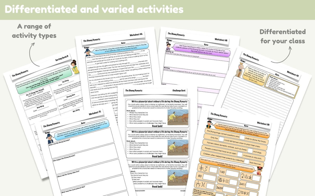 PlanBee Shang Dynasty KS2 | Year 5 & 6 History Lessons & Planning