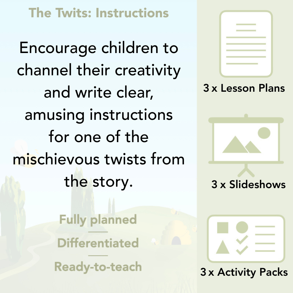 PlanBee The Twits Instructions KS2 | Year 4 English Pack