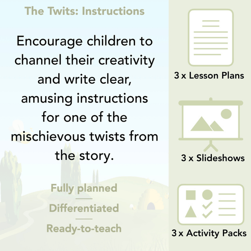 PlanBee The Twits Instructions KS2 | Year 4 English Pack