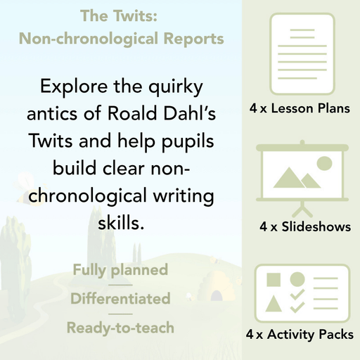PlanBee The Twits: Non-chronological Reports KS2 | Y4 English Pack