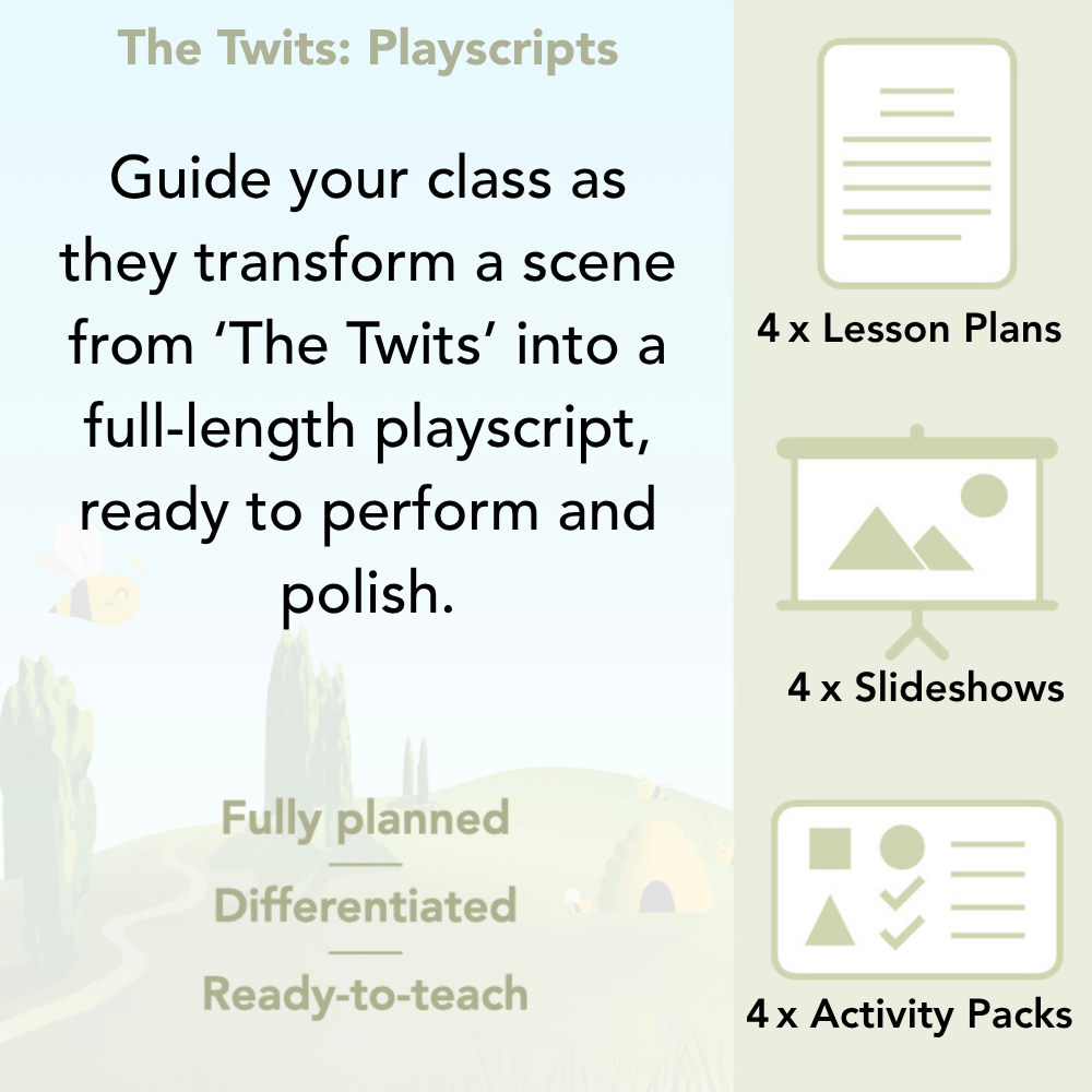 PlanBee The Twits: Playscripts KS2 | Year 4 English Pack
