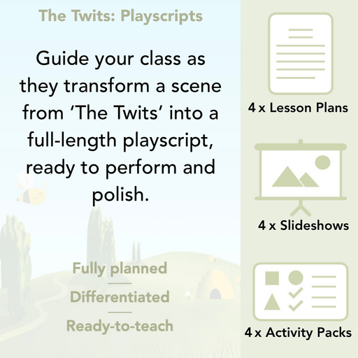 PlanBee The Twits: Playscripts KS2 | Year 4 English Pack
