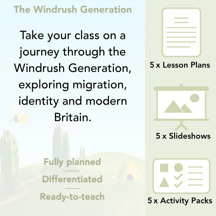 PlanBee Windrush KS2 History Lessons and Activities by PlanBee
