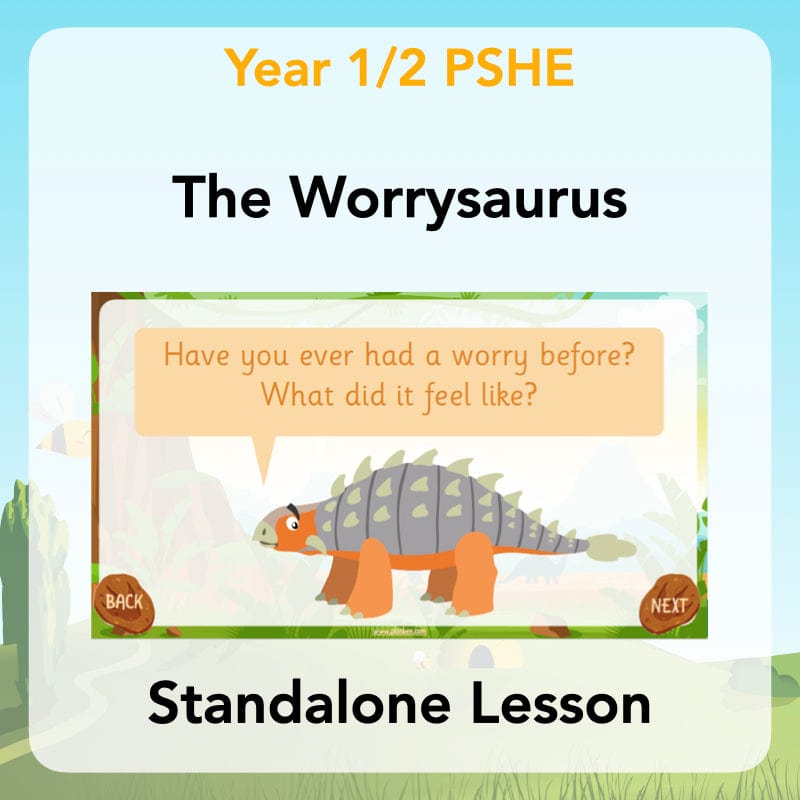 PlanBee The Worrysaurus KS1 PSHE Lesson Pack