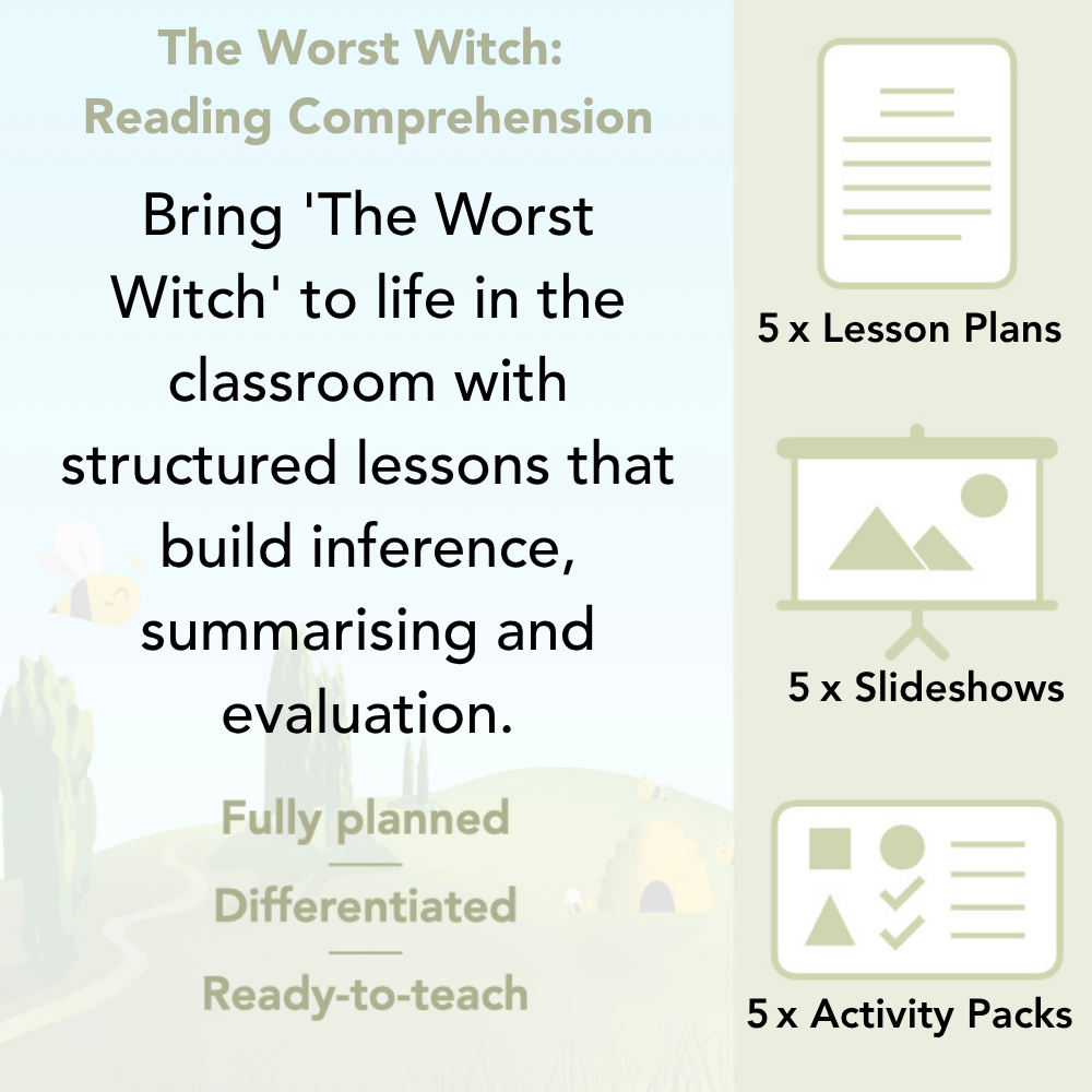 PlanBee The Worst Witch Characters English Pack by PlanBee