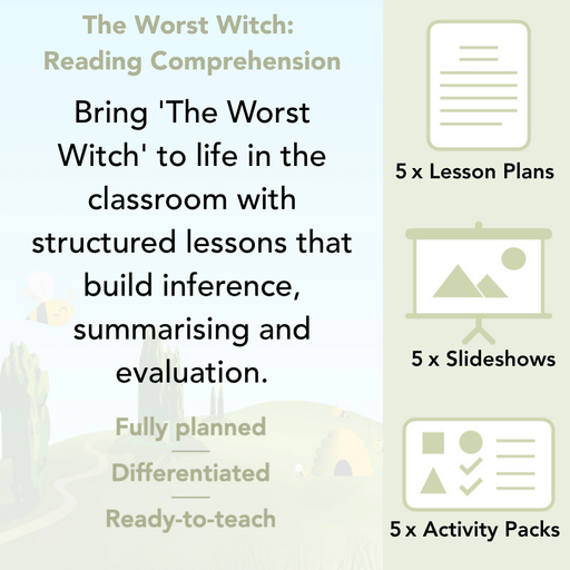 PlanBee The Worst Witch Characters English Pack by PlanBee