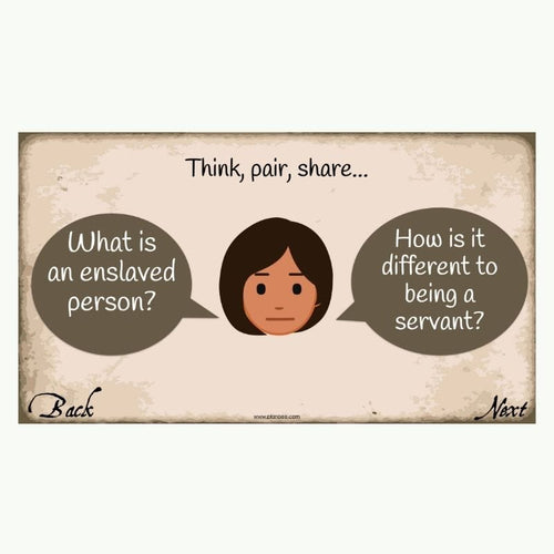 Lesson 1: What is an enslaved person?