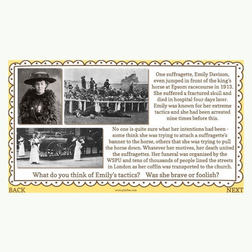 Lesson 3: The Suffragettes