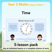 PlanBee Year 3 Time Word Problems Maths Lesson by PlanBee