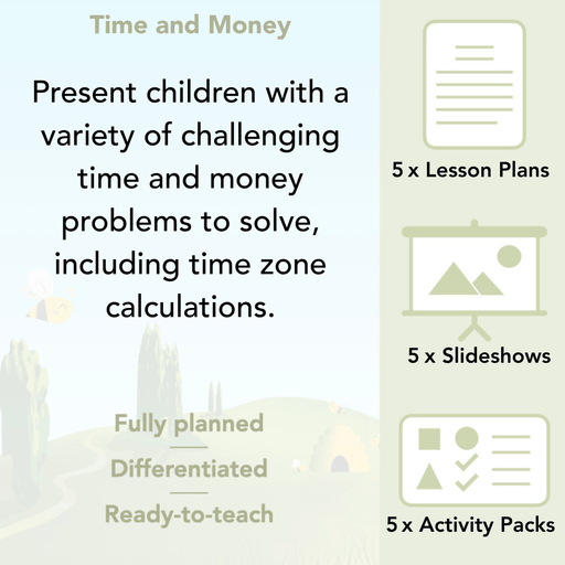 PlanBee Year 6 Time Problems | Time and Money KS2 Maths