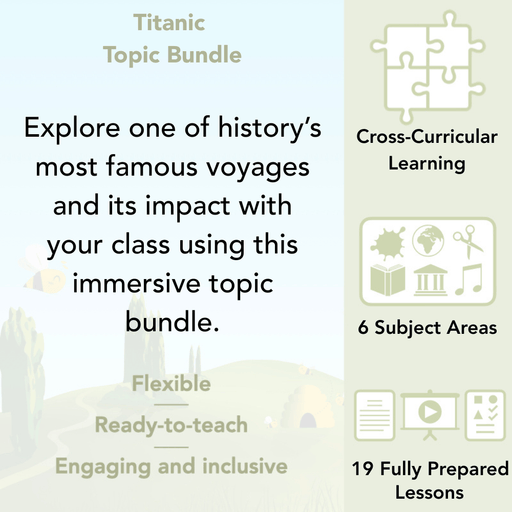 PlanBee KS2 Titanic Topic Bundle