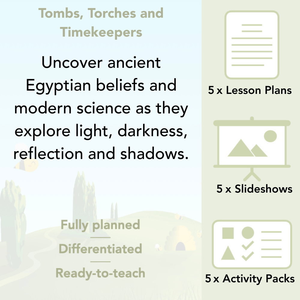 PlanBee Year 3 Light and Dark Ancient Egypt Science by PlanBee