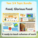 PlanBee KS2 Food Glorious Food Topic for Year 3 & Year 4 