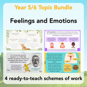 PlanBee Feelings and Emotions KS2 Topic | PlanBee