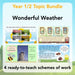 PlanBee Wonderful Weather KS1 Topic Planning and Resources