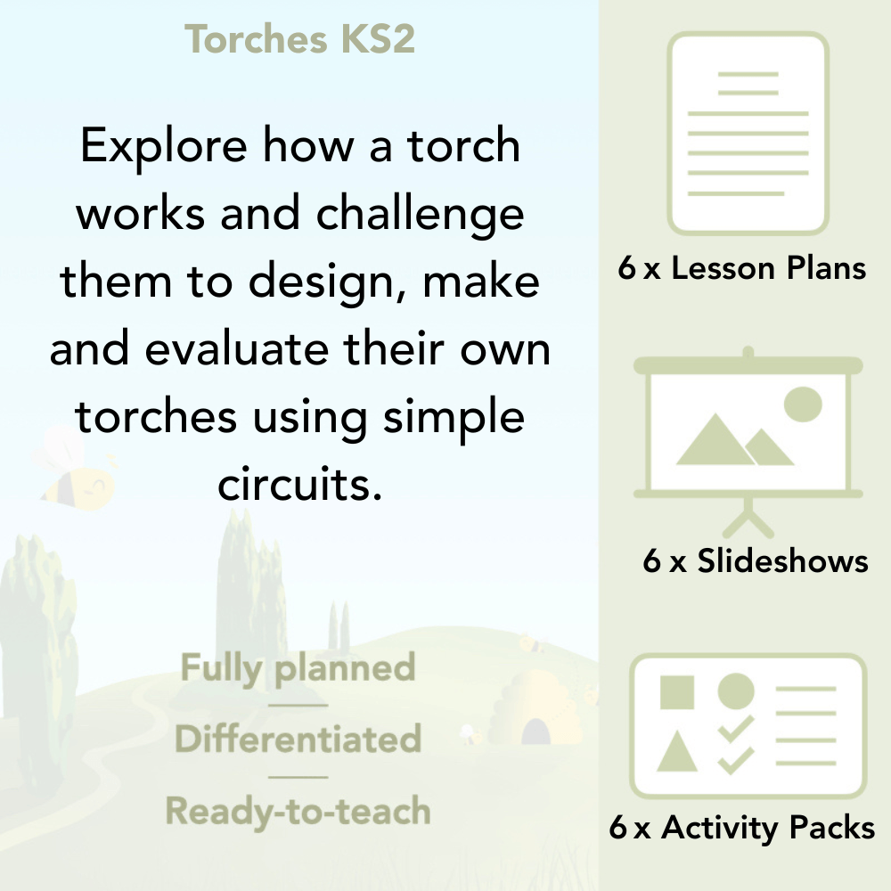 PlanBee Torches KS2 Year 4 DT PDF lesson pack by PlanBee
