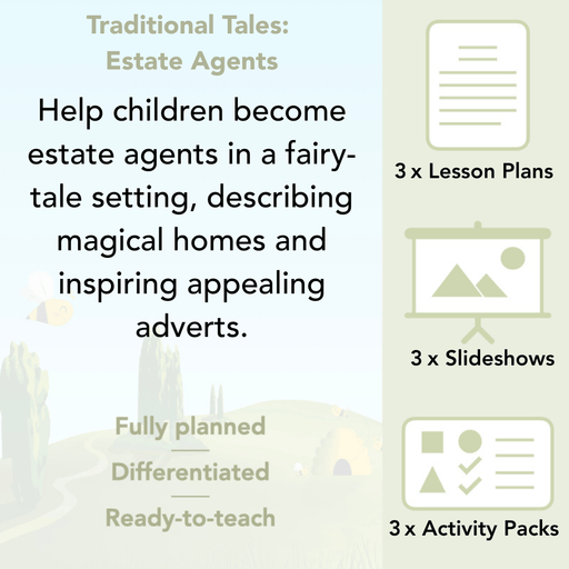 PlanBee FREE Mini-scheme | Traditional Tales: Estate Agents | KS1